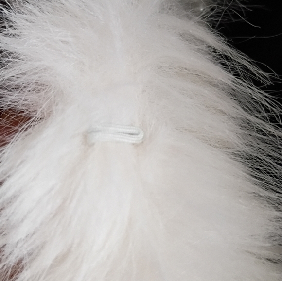 NEW NVLT Anthropologie Cow Print Fuzzy Faux Fur Long Coat Size Large - Picture 6 of 16